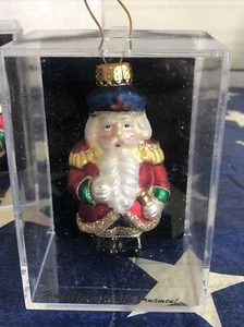 Christopher Radko InspireSanta Claus Christmas Ornament 3" Glass Metallic Paint - Picture 1 of 3