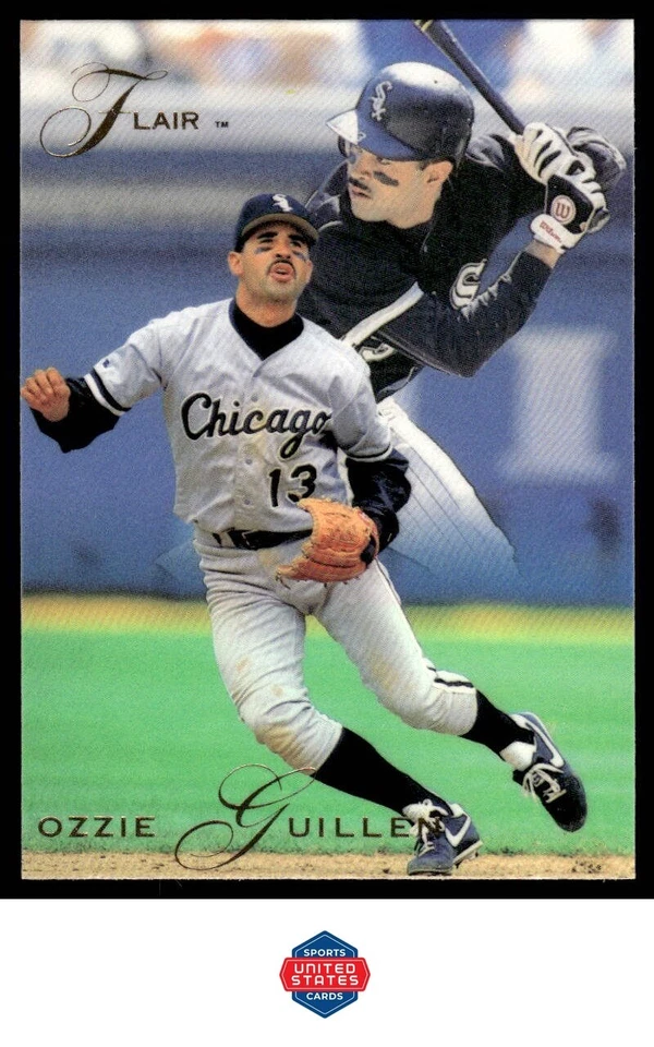 1993 Flair #184 Ozzie Guillen - Image 1 of 2