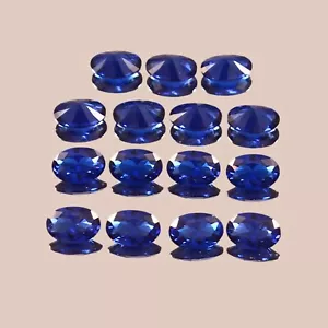 AAA Flawless Natural Ceylon Blue Spinel Loose Oval Gemstone Cut Lot 6x4 - 4x3 MM - Picture 1 of 4