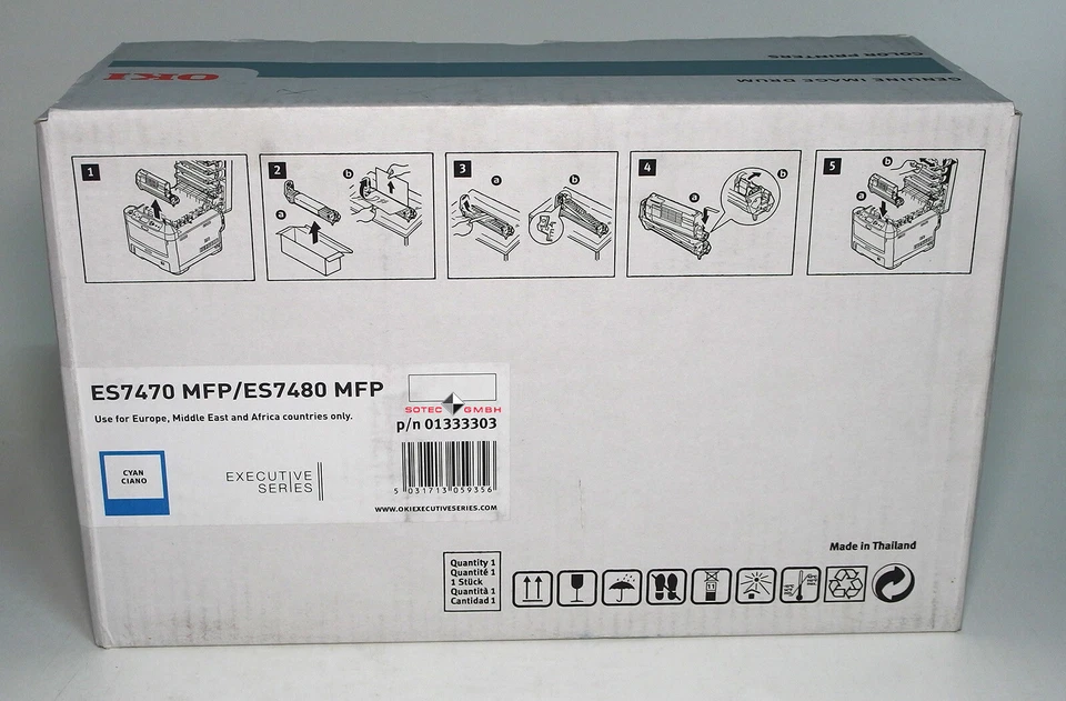 OKI Image Drum Trommeleinheit ES 7470 ES 7480 MFP Yellow Gelb 01333301 - Bild 1 von 1