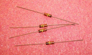 MENGE (100) 330K Ohm 1/2W 5 % KOHLENSTOFFVERBUNDWIDERSTÄNDE RC12JB334J SEI - Bild 1 von 3