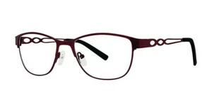 MODERN OPTICAL GRACEFUL WOMEN'S METAL EYEGLASSES 53-16-135 BURGUNDY W/ SOFT CASE - Picture 1 of 1