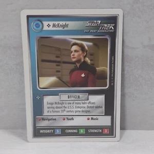 1994 Star Trek The Next Generation TCG CCG MCKNIGHT White Border - Bild 1 von 2