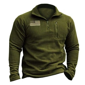 Beotyshow Herren Military Tactical Fleece Jacke Quarter Zip Gr. XXL - Bild 1 von 4