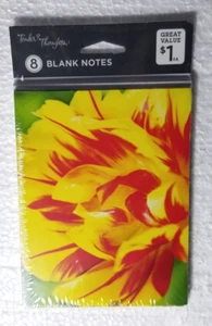 Floral Note Cards 8 Count Pack Tender Thoughts NEW Vibrant Any Occasion - Picture 1 of 2