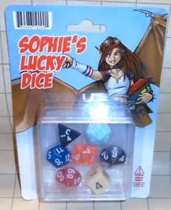 Sophie's Lucky Dice Nuevo en Caja - Segadora Limitada Pizza Dungeon D&D Poliedron Die - Imagen 1 de 4