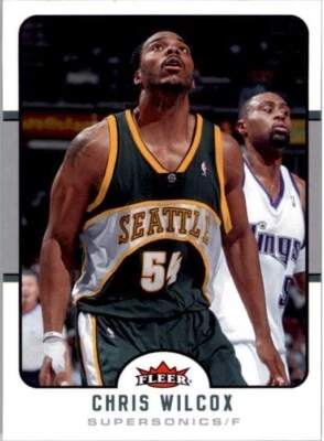 Баскетбольная карточка 2006–07 Fleer Seattle Supersonics No181 Крис Уилкокс - Изображение 1 из 2
