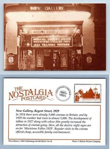 New Gallery Regent Street 1929 City Nostalgia Postcard Collectors Club Postcard - Picture 1 of 1