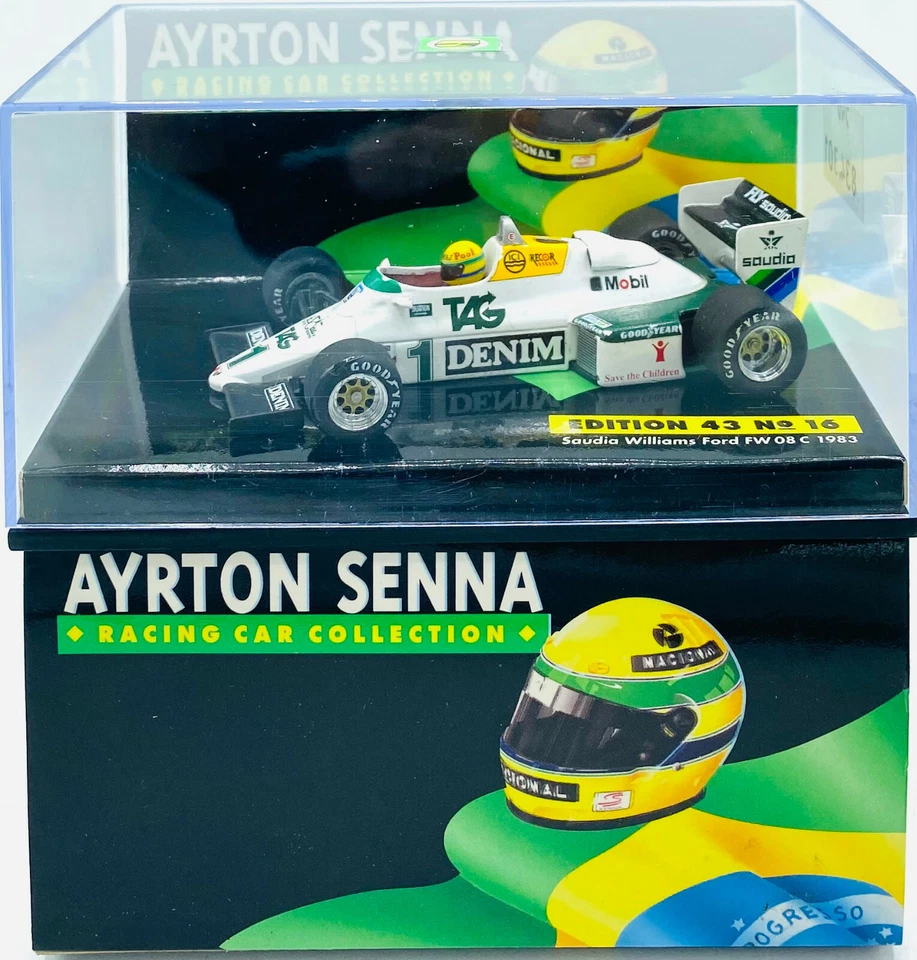 EBOND Ayrton Senna Collection N°16 - Saudia Williams Ford FW 08 C 1983 - 0271 - Immagine 1 di 1