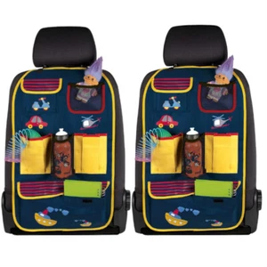 Doppelpack Rückenlehnenschutz Sitzschoner Reiseorganizer Organizer Autotaschen - Bild 1 von 7
