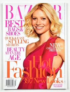 HARPER'S BAZAAR US Magazine July 2008 - GWYNETH PALTROW, ELIZABETH HURLEY - Picture 1 of 5