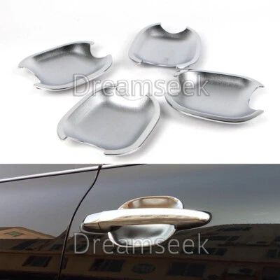 FOR TOYOTA KLUGER CAMRY 4RUNNER TACOMA DOOR HANDLE BOWL COVER CHROME TRIM - image 1 of 4