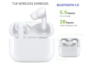 Letscom T18 kabellose Ohrhörer Bluetooth 5.0 für alle Geräte InEar Stereo
