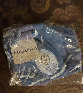 Neu! Disney Frozen II Mädchen Bommel Strick Beanie & Handschuh Set - Bild 1 von 2