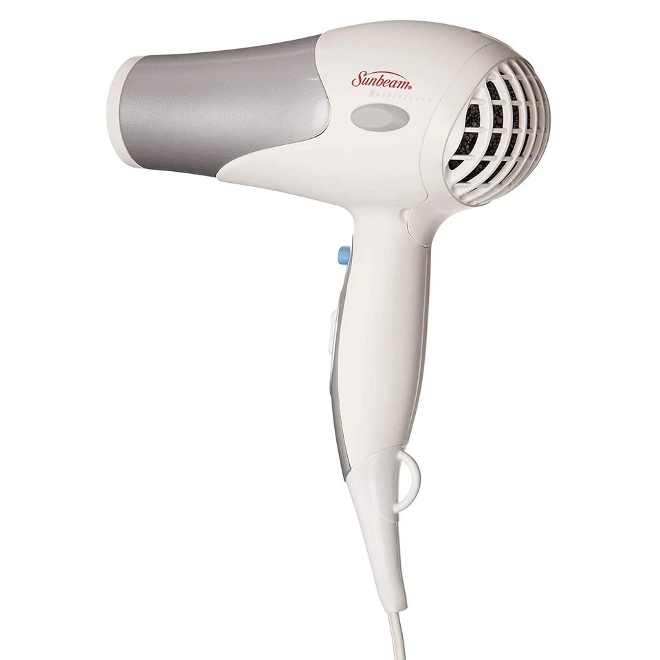 Sunbeam Hd3001-001 1875 Watt Wall Mount Hair Dryer With LED Night Light