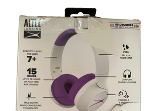 Kopfhörer Altec Lansing 2in1 Active Noise Cancelling kindersicher weiß & lila - Bild 1 von 6