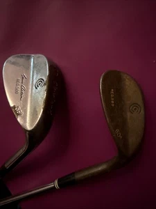 Cleveland Tour Action Reg 588 Wedge Set 56* SW, 60* LW RH Steel Fair Condition - Picture 1 of 5