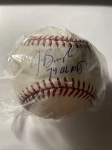 Tristar Tesoros Ocultos JEFF BURROUGHS Firmado Béisbol Nuevo - Imagen 1 de 5