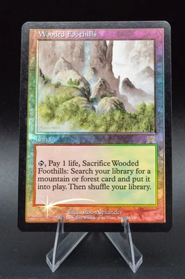 Wooded Foothills: 2002 Magic the Gathering - Onslaught Foil - Image 1 of 2
