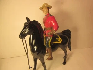 VINTAGE '60s HARTLAND SGT. O'ROURK,BLACK HORSE,CANADA MOUNTED POLICE,800 SERIES - Picture 1 of 18