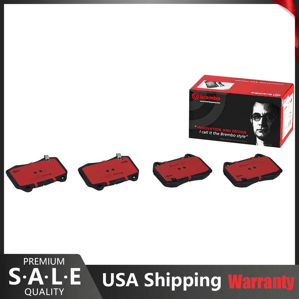 Juego de pastillas de freno Brembo delanteras ranuradas de cerámica para Infiniti G35 Nissan 350Z Sentra Foto 1 de 4