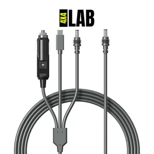 4x4 LAB Starlink Mini 3-in-1 Car Charger + DC + USB-C Power Cable EXPRESS SHIP - Picture 1 of 5