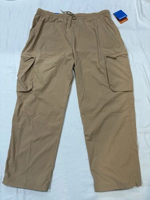 全新 Columbia Boundless Trek 工装裤 Omni-Shade 卡其色 女式 尺码 1XLarge — 第 1/4 张图片