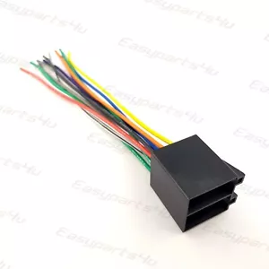 Universal ISO Car Radio Adapter Female Socket car Stereo Wire Harness Connector - Bild 1 von 3