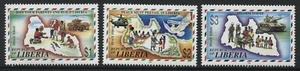 Liberia 1996 set of 3 mint o.g. hinged - Picture 1 of 1