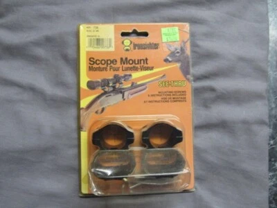 Ironsighter see-thru Scope rings for model 96 & 22 magnum black #736 - Image 1 of 4