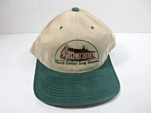 De colección Yupoong Ward Cedar Log Home promocional promoción publicitaria gancho y bucle gorra sombrero - Imagen 1 de 10