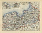 Antique Map-A View Of Ost Und Westpreussen-North Germany-Meyers-1895