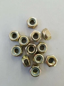 (12) Tuercas de bloqueo de inserto de nailon Arctic Cat Thin M10X1.25 CL8 Z&Y 1423-161 - Imagen 1 de 4
