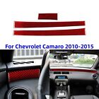 3Pcs Piano Black Center Console Dashboard Panel Cover For Chevrolet Camaro 10-15 Volvo C30