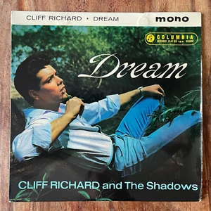 CLIFF RICHARD & THE SHADOWS - DREAM EX+/EX+ 7" VINYL EP / FIRST MONO PRESSING - Foto 1 di 7