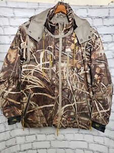BROWNING DIRTY BIRD LARGE  HUNTING JACKET COAT CAMO INSULATED LINED ZIP UP 