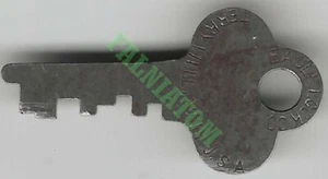 Vintage Eagle Lock Flat Key -  Approx 1.5" Long - Picture 1 of 1