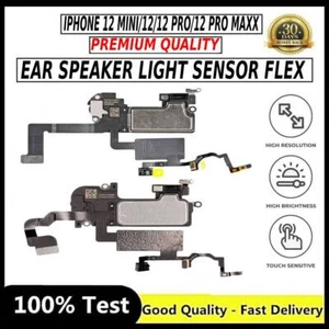For iPhone 12/12 Pro/12Pro Max Earpiece Ear Speaker Light Sensor Flex Cable UK - Zdjęcie 1 z 11