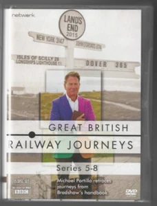 Great British Railway Journeys with Michael Portillo Series 5-8 15 x DVD Box Set - Picture 1 of 2