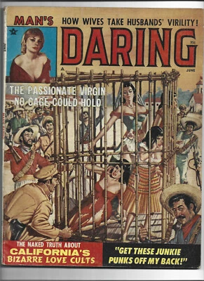Man's Daring Magazine June 1964 Mexican Slave Women Cover Foto 1 de 4