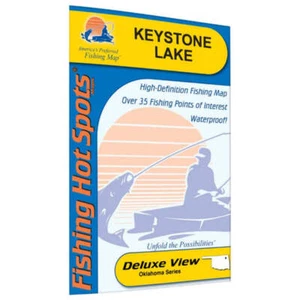Mapa de pesca Keystone Lake-L724 - Imagen 1 de 1