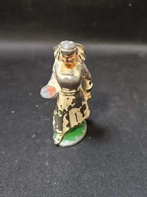Vintage Barclay Manoil Lead Wounded Military Aid Catholic Nurse NUN? - Image 1 of 4