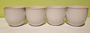 Block Spal "Lyric Red" Coffee Tea Cocoa Mugs Cups 8 oz. (Set of 4) Portugal - Picture 1 of 5