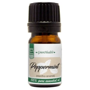 5 ml Peppermint Essential Oil - All Natural - Bottled in USA - GreenHealth - Picture 1 of 8