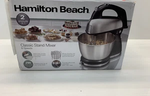 Hamilton Beach 64650 6-Speed Classic Stainless Steel Stand Hand Mixer - Picture 1 of 4