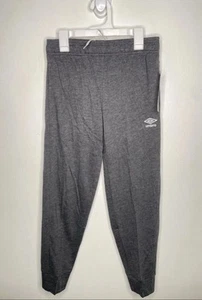 Umbro Active Jogger Sweatpants Boys Size 16 Elastic Waist Gray Active Soccer - Picture 1 of 3