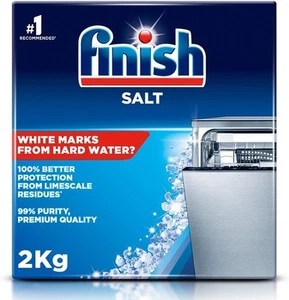 Finish Dishwasher Salt | 2kg Pack | Salt for Dishwashers and Water Softeners - Picture 1 of 6
