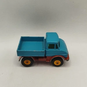 Vintage Matchbox Lesney No. 49 Mercedes-Benz Unimog Made In England Blue 1960's - Picture 1 of 11