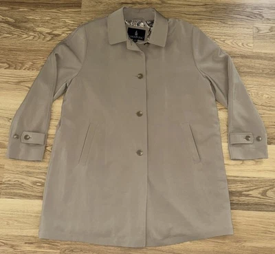 London Fog Women's Plus Size Tan Lined Coat Rain Jacket Cozy Size 1X - Image 1 of 4