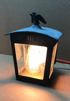 Aplique de pared exterior antiguo de colección 3 Lite latón águila accesorio de luz antiguo 1739-25B Foto 1 de 4